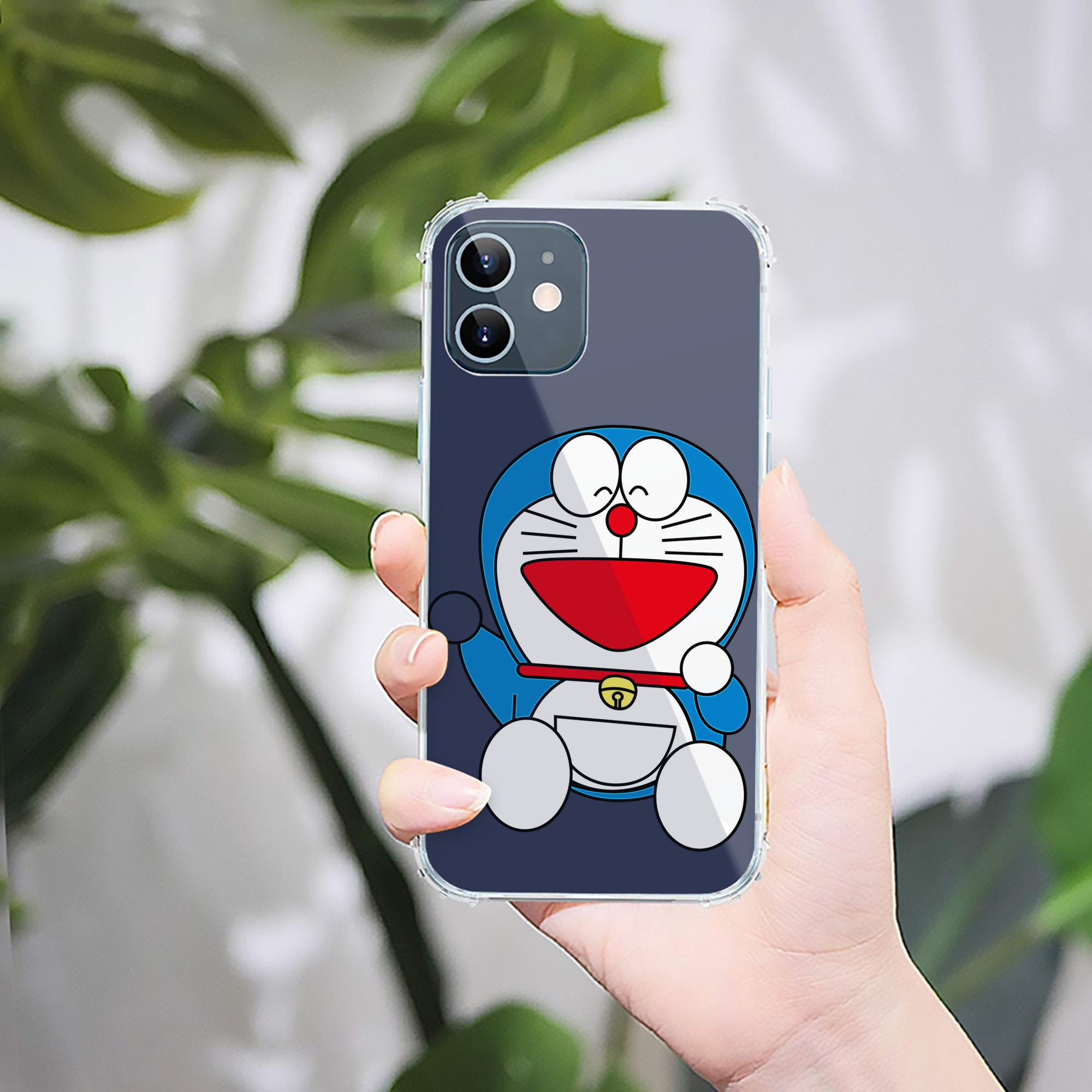 （画像用） ドラえもん Doraemon 【iPhone 12シリーズ対応】透明スマホケース（クリアソフトケース）
